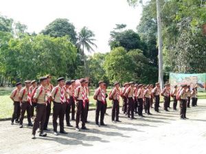 60 Peserta Pramuka Jambi Ikuti Diksar Penanggulangan Bencana