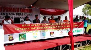 Polda Jambi Bersama LSM Akram Gelar Deklarasi Pemilu Damai dan Hari Anti Korupsi