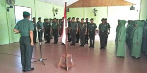 Dandim 0419/Tanjab Pimpin Sertijab Perwira   