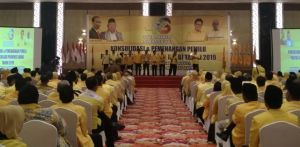 Ketua Umum Airlangga Hadir di Jambi Konsolidasi Pemenangan Pemilu 2019