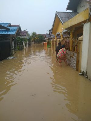 Waduh.. Puluhan Rumah di Kembar Lestari I Terendam Banjir  Lagi