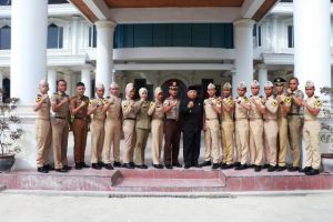 Bupati Titipkan Pesan Ini Saat Temui Putra-Putri Terbaik Tanjabbar yang  Sekolah Tinggi Kedinasan
