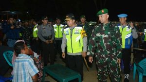 Malam Pergantian Tahun Baru, Danrem 042/Gapu Bersama Kapolda Jambi Pimpin Patroli Sinergitas