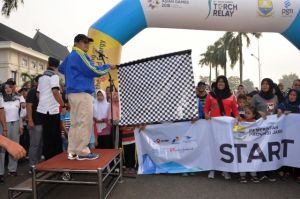 Dilepas Plt Gubernur Fachrori, Begini Kemeriahan Jalan Santai HUT Provinsi Jambi ke-62