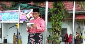 Sekda Bungo Pimpin Upacara  HUT Provinsi Jambi ke -62