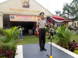 Kapolresta Jambi Pimpin  Upacara Peringatan HUT Satpam ke-38, Ini Pesannya   