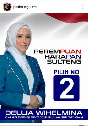 Istri Pasha Maju Caleg DPR RI Dapil Sulteng