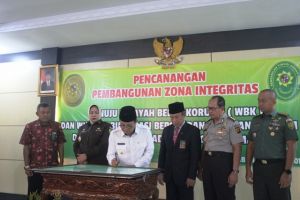 Fachrori Dukung Pencanangan WBK dan WBBM di  PT Agama Jambi