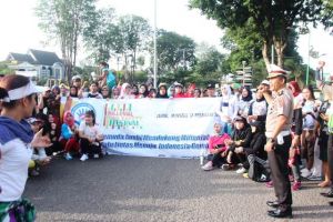 Ditlantas Polda Jambi Sosialisasikan Milenial Road Safety Festival Jambi   