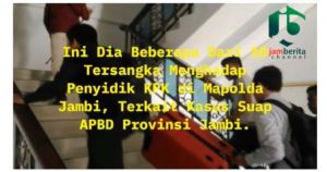 VIDEO: Ekspresi Tersangka Kasus Suap APBD Tiba Polda Jambi