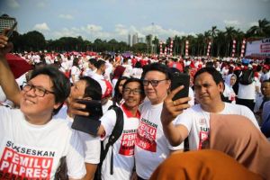 Kemendagri Apel Bersama BNPP, Mendagri tegaskan ASN Harus Netral di pemilu 2019