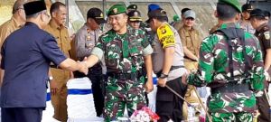 Kasrem 042/Gapu Hadiri Upacara Pembukaan TMMD ke 104 Kodim 0417/Kerinci