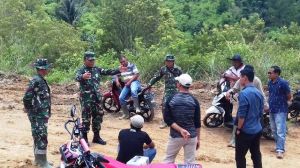Kepala Workshop Dinas PU Sungaipenuh Tinjau Lokasi TMMD ke 104 Desa Sungai Ning