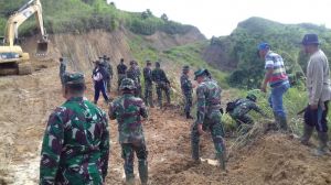Masuki Hari Ketiga TMMD Kodim 0417 di Sungai Ning, Ini Progres Pembangunan Jalan 
