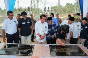 Menteri ESDM Resmikan Gardu Induk, Transmisi, dan Sumur Bor Air Tanah di Sarolangun