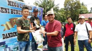 Fasilitasi Pecinta Kicau Mania, Dandim Tanjab Gelar Lomba Burung Berkicau   