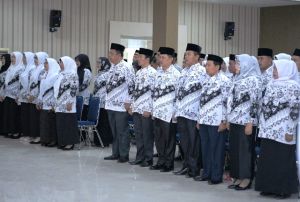 Pengurus PGRI Merangin 2019-2024 Dilantik, Al Haris: Harus Solid dan Maju
