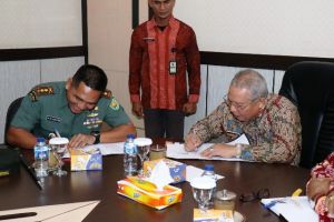 Bupati Tandatangani MoU Karya Bhakti TNI 2019