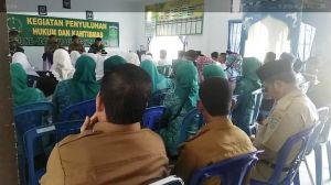 Satgas TMMD ke104 Kodim 0417 /Kerinci Beri Penyuluhan Hukum dan Kambtibmas