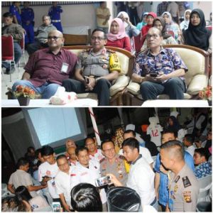 Kapolda Jambi Pantau Nobar Cawapres, Ini Pesannya