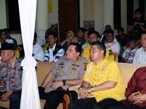 Wakapolda Jambi Juga Pantau Nobar Debat Cawapres ke Kantor DPD Golkar   