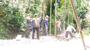 Hari ini Tim Wasev Kemenhan Kunjungi Lokasi TMMD Ke 104 Kerinci