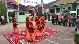 Puti Dayang Bulan Sambut Kasdam II/Swj di Kodim 0417/Kerinci