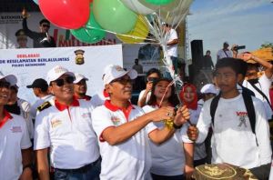 Sekda Hadiri Millenian Road Safety Festival Polres Batanghari