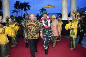 Bupati Sambut Kunker Danrem 042/Gapu di Kabupaten Tanjabbar