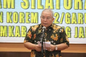 Disambangi Danrem, Safrial Beri Penjelasan Soal Perbatasan