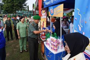 Korem 042 Gapu Bakti Sosial dengan Gelar Pasar Murah dan Pengobatan Gratis