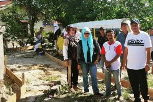 Manfaatkan Hari Libur, KFA Penuhi Undangan Gotong Royong Bersama Masyarakat Solok Sipin