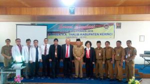 Bupati Kerinci Hadiri Acara Survei Simulasi Penilaian Akreditasi Rumah Sakit
