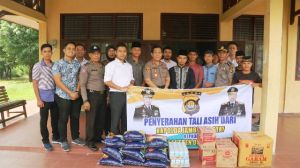 Ditreskrimsus Polda Jambi Bagikan Paket Sembako ke 15 Panti Asuhan