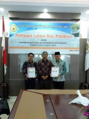 Hebat...Dibawah Kepemimpinan Adirozal, Kerinci Raih WTP Lima Kali Berturut-turut