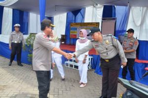 Kapolda Jambi Tinjau Pospam dan Posyan Pantau Kesiapan Personil Hadapi Mudik Lebaran