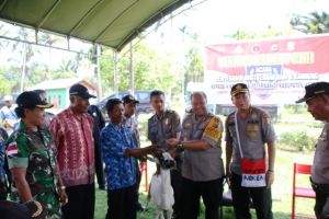 Mantan Panglima TPN/OPM Dapat Sentuhan Humanis Dari Binmas Noken Polri