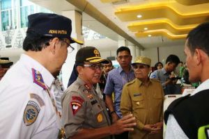 Tinjau Pos Pengamanan Mudik Lebaran, Kapolda Jambi: Budayakan Tertib Lalu Lintas Demi Keselamatan