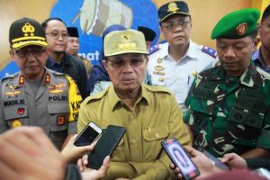 Bersama Kapolda Dan Danrem, Gubernur Tinjau Pos Pengamanan Idul Fitri