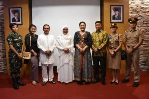 Danrem 042/Gapu Sambangi Open House di Kediaman Gubernur dan Kapolda Jambi 