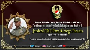 Mantan KASAD George Toisutta Meninggal Dunia, Korem 042/Gapu Kibarkan Bendera Setengah Tiang