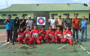 Kodim 0419/Tanjab Kirim  Kontingen Panahan Tanjabbar ke Mabes TNI Cilangkap Jakarta.