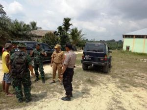 Dandim 0415/Batanghari Tinjau Lokasi Pembangunan TMMD di Ladang Peris