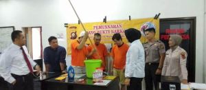 Ditresnarkoba Polda Jambi Musnahkan BB 7,081 Gram Sabu