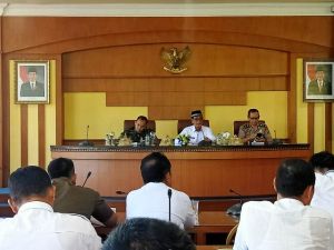 Jelang Pembukaan TMMD, Dandim Gelar Rapat Pemantapan Bersama Pemkab Batanghari