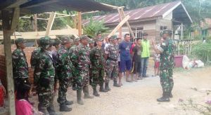 Pimpin Apel, Danramil – 04/Mbl Kapten Inf Rilman Berikan Arahan Kegiatan Pra TMMD