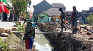 Hari Kedua Pra TMMD, Capaian Pembangunan Talud Signifikan