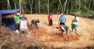 Kegiatan Pra TMMD, Sejumlah Pembangunan Fisik Sudah DImulai di Desa Ladang Peris