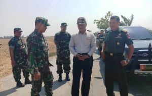 Kasiter Korem Makutarama Pantau Pelaksanaan Pra TMMD