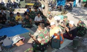 Bantu Doa, Santri Juga Akan Bekerja di TMMD Kalikondang
